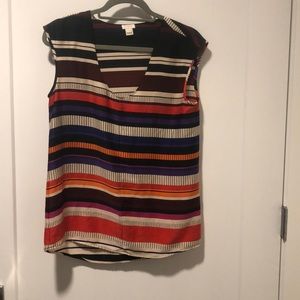 J. Crew Striped Blouse